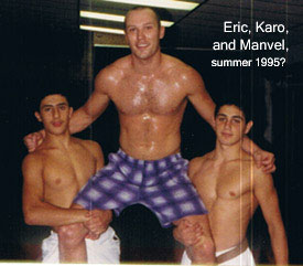 Eric w/ future UFC veterans Karo & Manny-- they were 14 yrs old.